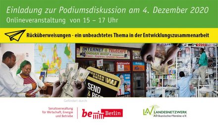 Einladung LAV-Berlin e.V. – Onlineveranstaltung: Rücküberweisungen – ein unbeachtetes Thema in der Entwicklungszusammenarbeit